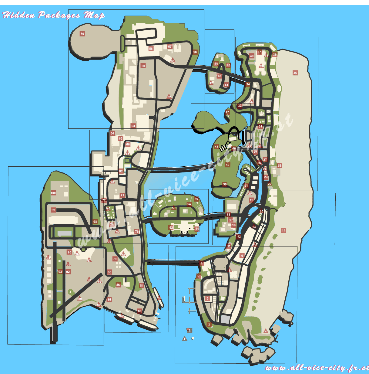 GTA Vice Maps